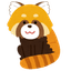 Red Panda Log Icon